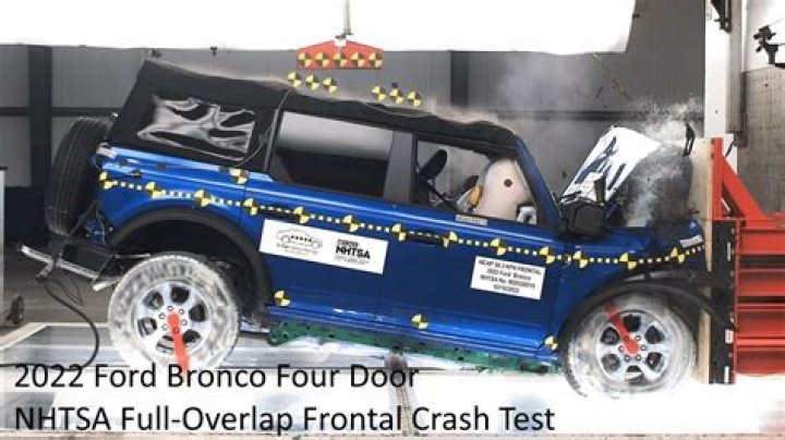 2022 Ford Bronco Crash Test YouTube