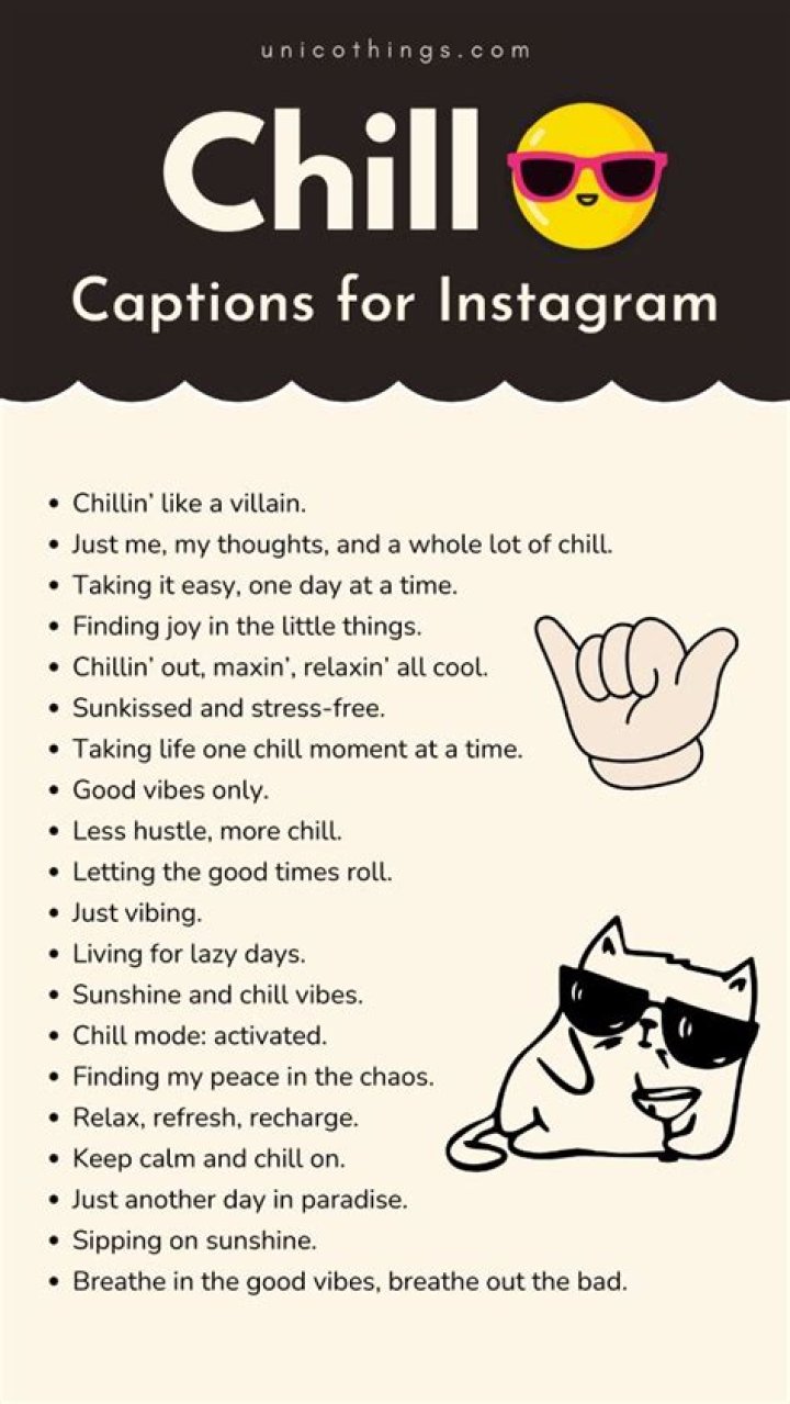 32 Chill Instagram Captions For When The Stress Is Too Real