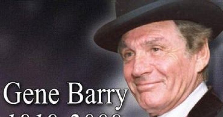 Actor Gene Barry Dies CBS News