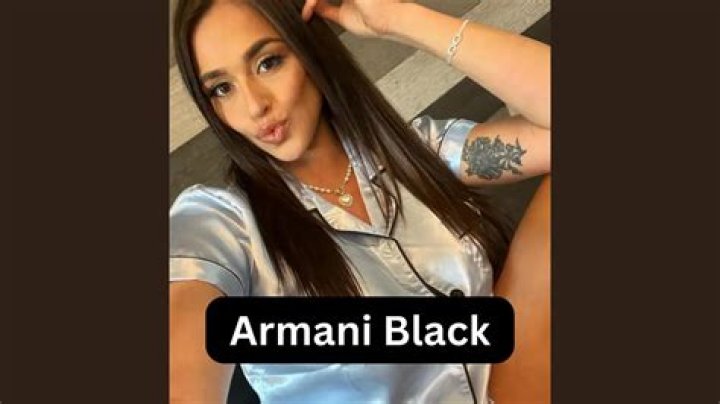 Armani Black Bio, Wiki, Age, Height, Boyfriend, Career, 5 Best Photos