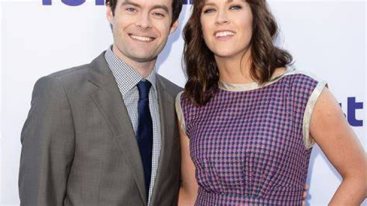 Bill Hader his third baby, Hayley, with wife Maggie Carey