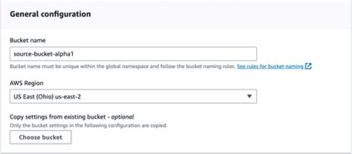 bucket configuration