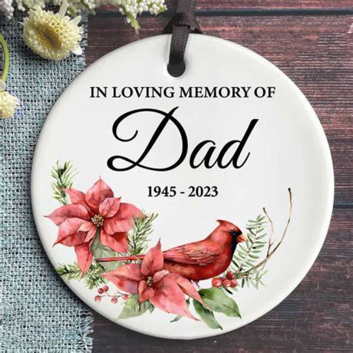 Buy In Loving Memory Dad On Your Birthday Memorial Graveside Funeral