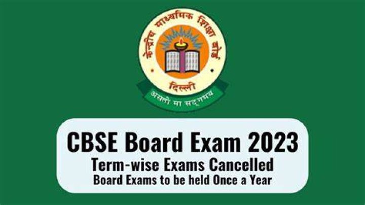 CBSE Board Exam 2023 Only Once, Termwise Exams Cancelled, 10th and