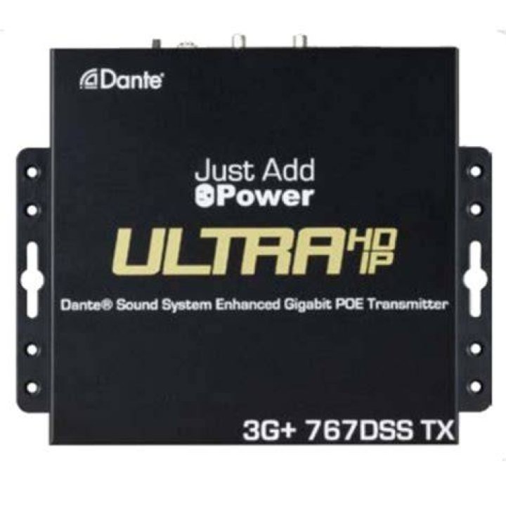 Dante Audio with 767DSS Just Add Power Support