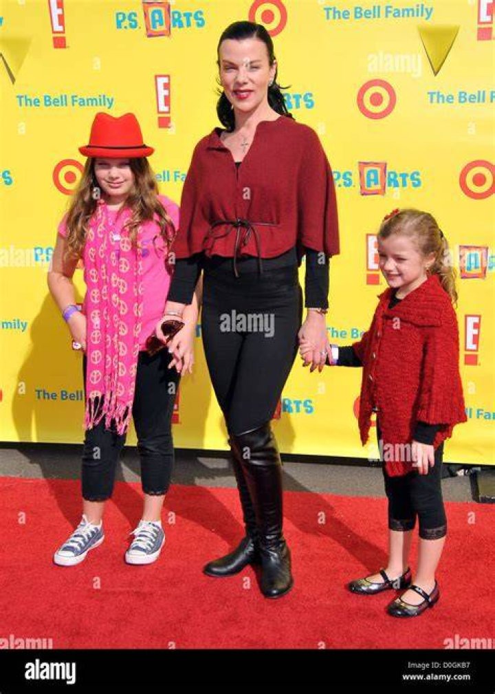 Debi Mazar daughters Giulia Isabel Corcos Evelina Editorial Stock Photo