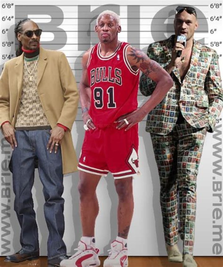 Dennis Rodman Height Brie