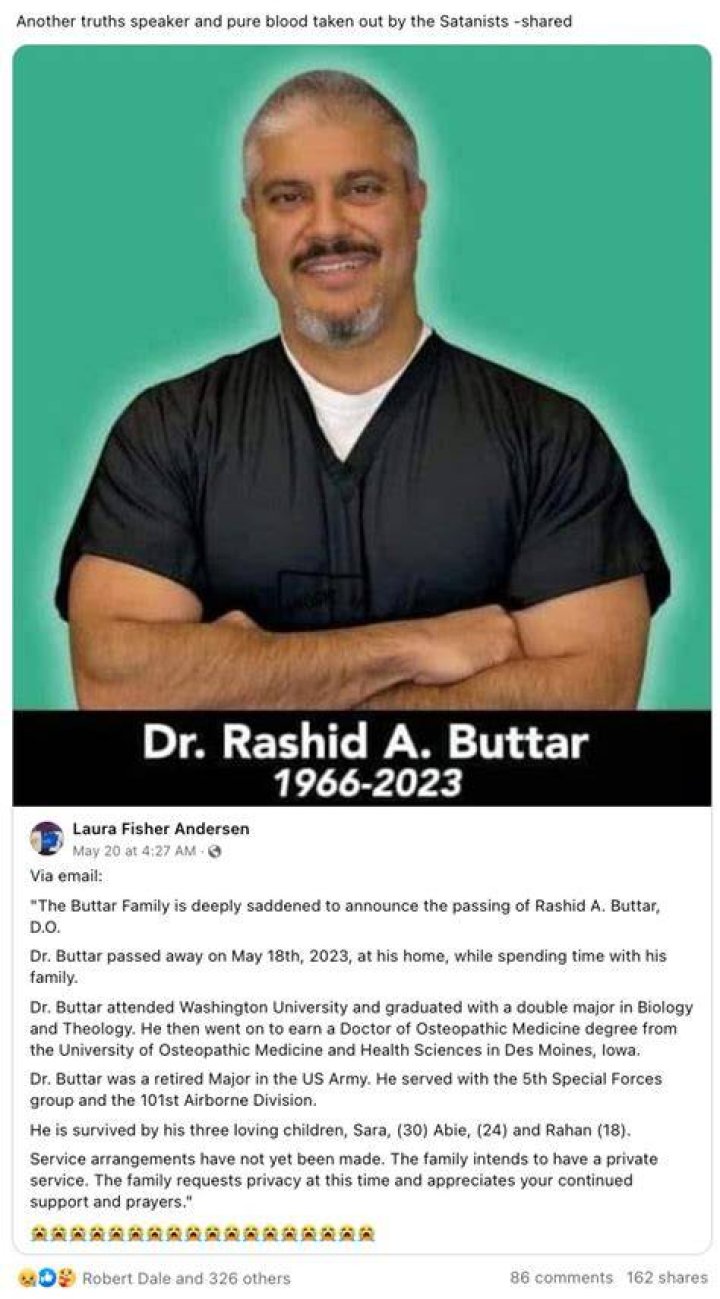 Did Dr Rashid Buttar die suddenly from vax shedding?! Tech ARP