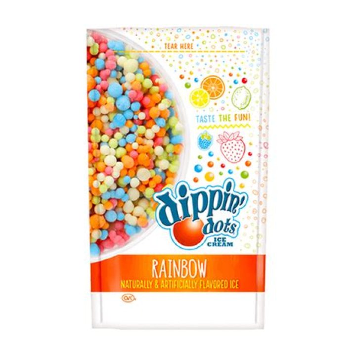 Dippin' Dots Rainbow Ice (+ most ice varieties, some sorbet varieties