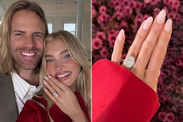 Elsa Hosk and Tom Daly enjoy lunch with newborn daughter Tuulikki