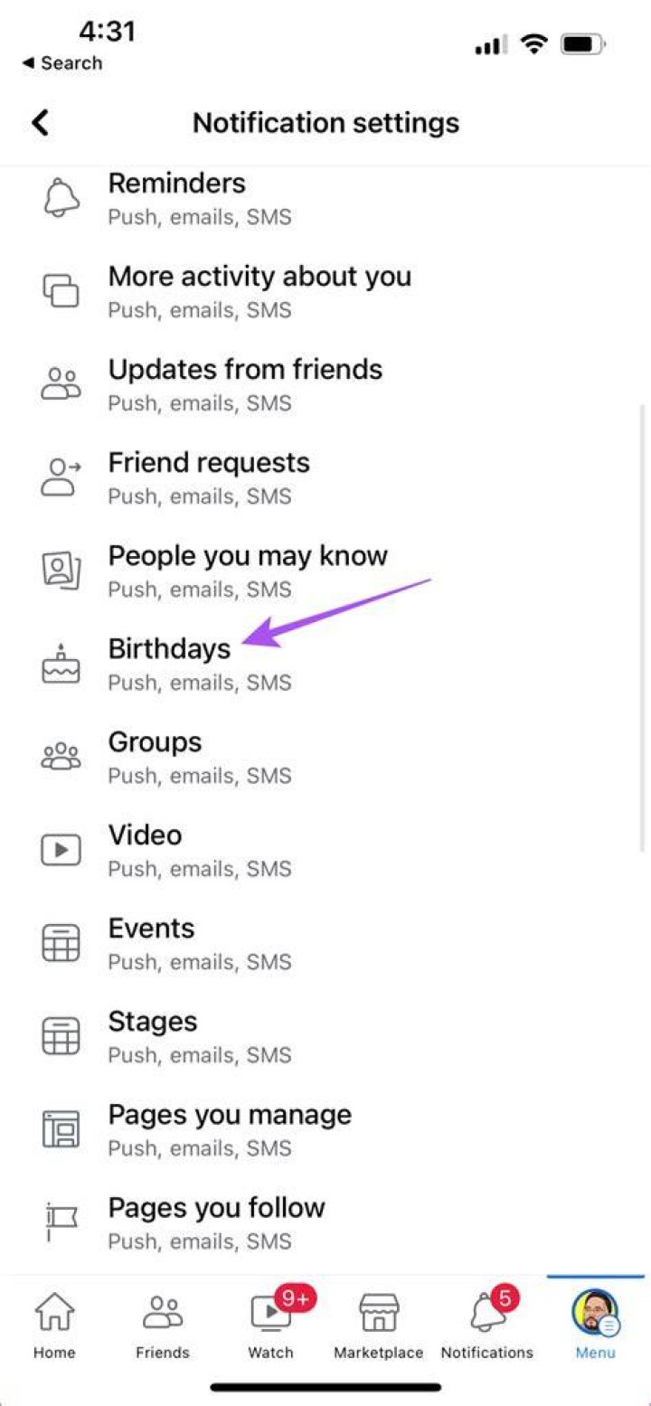 Facebook Not Showing Birthday Notifications YouTube