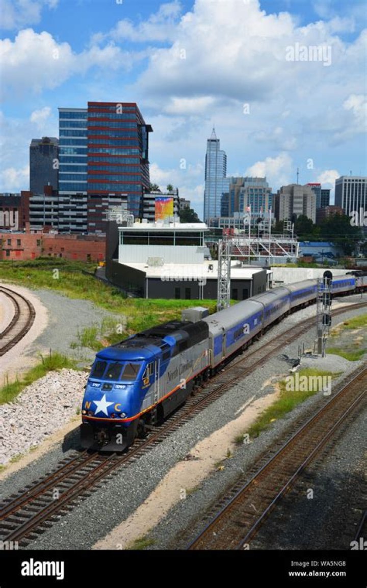 First Amtrak train leaves Raleigh's new Union Station