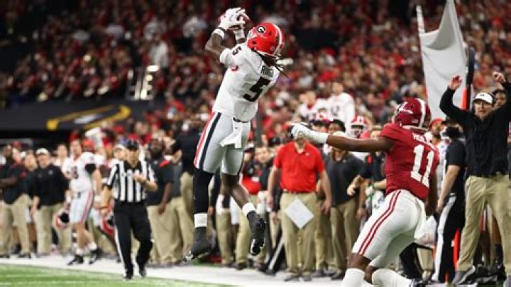 Former Saguaro DB Kelee Ringo's pick6 seals CFP title game for