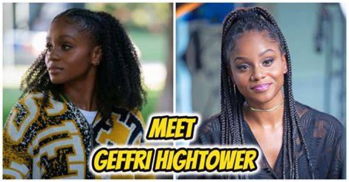 Geffri Hightower Who Is She? Actress' Wikipedia, Bio, Husband & Age