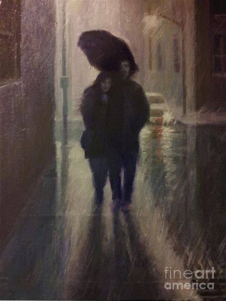 Gene Gregorio, Storm 12"x 16" 400.00 Art photography, Oil painting