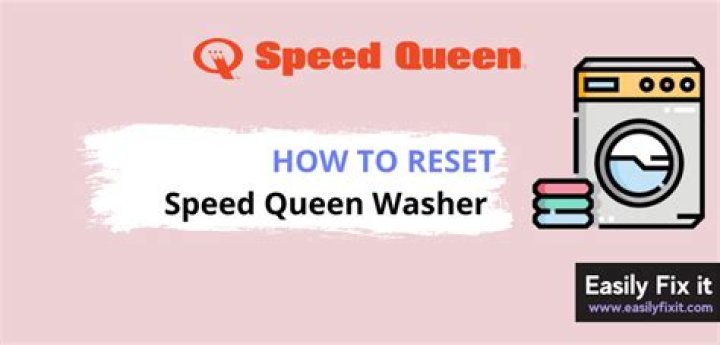 How To Reset Speed Queen Commercial Washer [4Step Guide] Home Arise