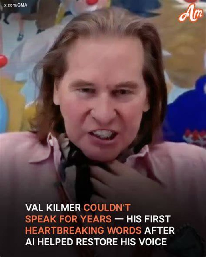 How Val Kilmer Could Speak Again Through an A.I. Program