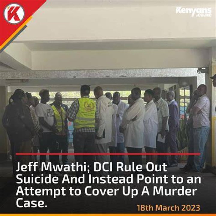 Jeff Mwathi Death Case Murder Or Suicide Jump From DJ Fatxo Apartment