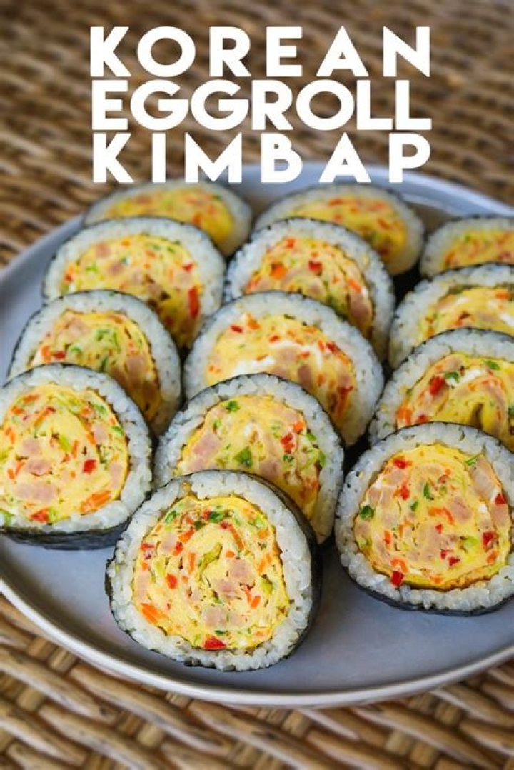 Korean Egg Roll Kimbap Recipe Christie at Home
