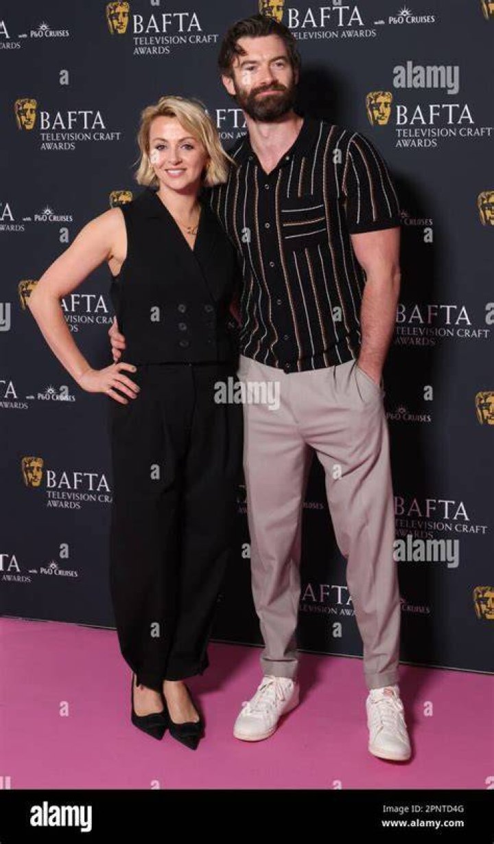 Lisa McGrillis and Stuart Martin attending the nominees' party for the