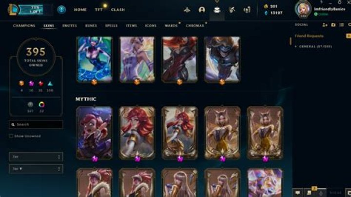 LoL Account With The Mighty Jax Skin Turbosmurfs