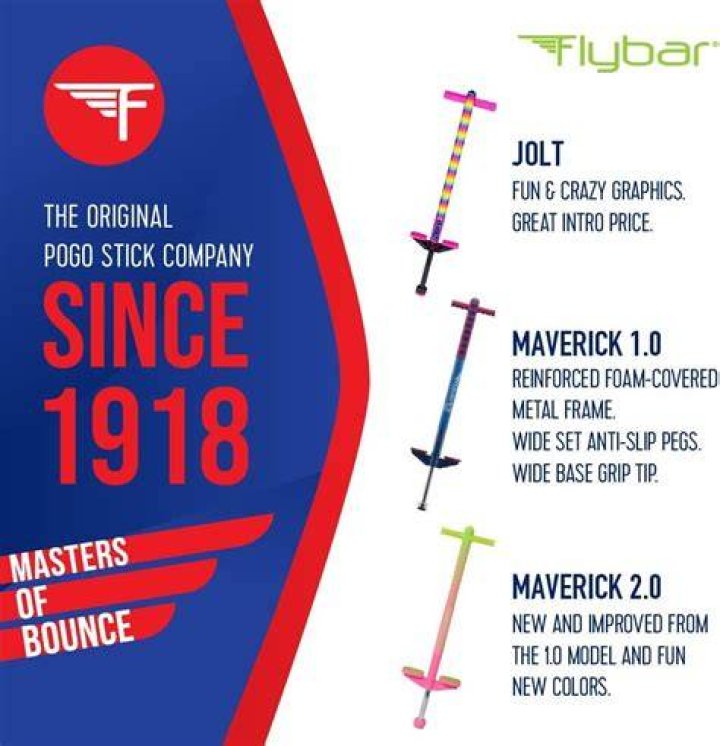 Maverick Pogo Stick-Red