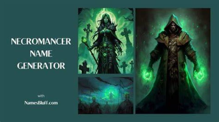 Necromancer Name Generator Random necromancer names