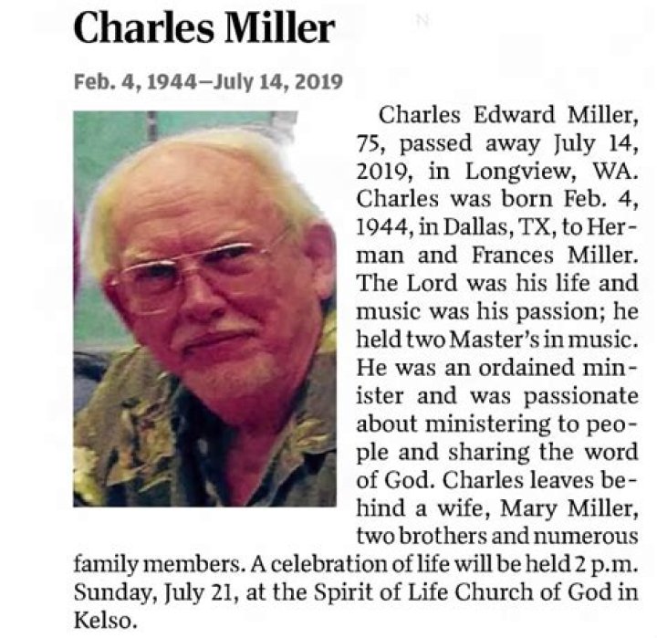 Obituary for Charles "Wesley" Loomis