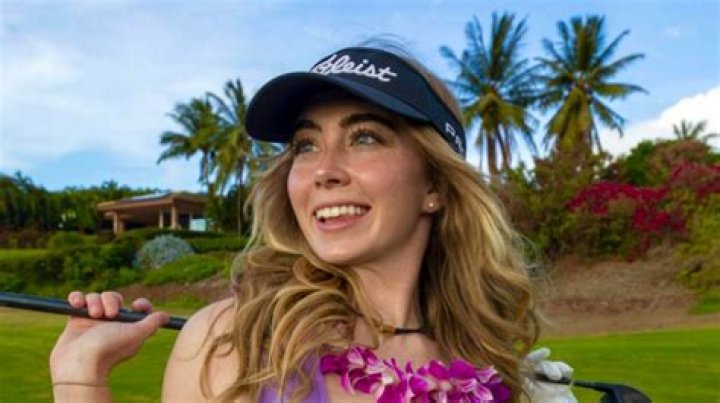 OnlyFans golf star's nipples almost burst through skintight bodysuit