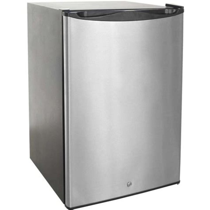 RCS 4.6 Cu. Ft. Compact Refrigerator With Recessed Handle - Stainless Steel - REFR1