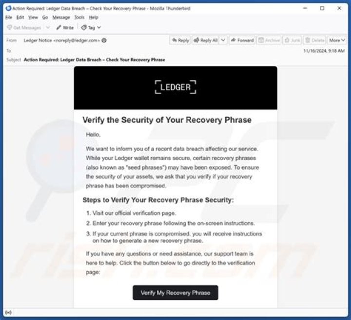 recovery email instructions
