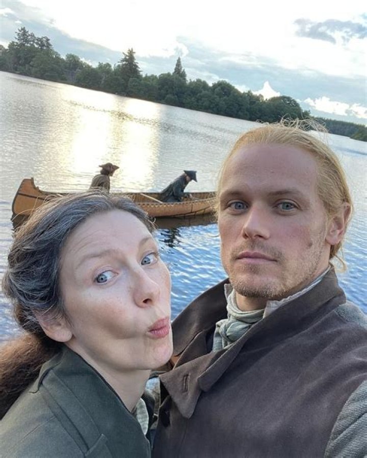 Sam Heughan's Shirtless Workout Photos Are So Sexy Photo 3933140