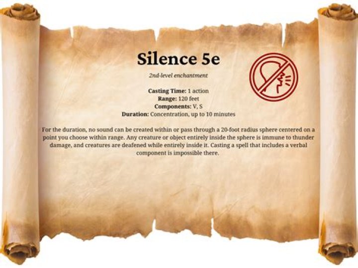 Silence 5e Guide Cast Some Peace and Quiet Explore DnD