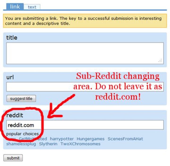 submit to reddit