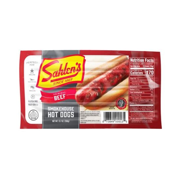 Tender Casing Hot Dogs Sahlen Packing Co.