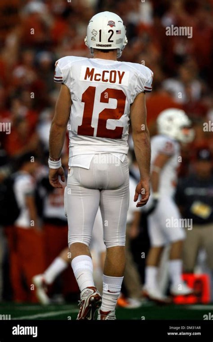 Texas quarterback Colt McCoy, a potential draft pick in the first two