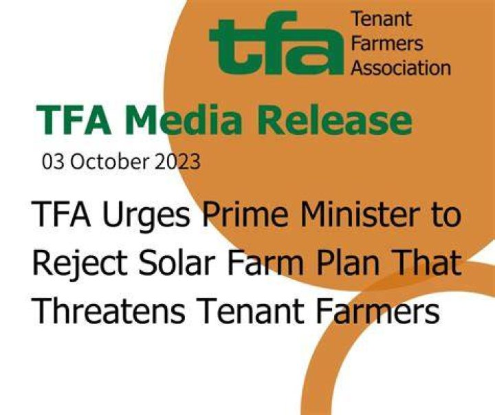 TFA Media Release MR18/40 Farm Tenants Must Not Be Disenfranchised by