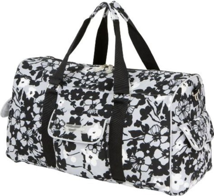 The Bumble Collection Jennifer Weekender Diaper Bag - Peony Paradise