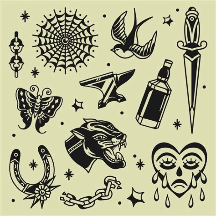 The Tattoo World Flash Tattoo for Tattooing