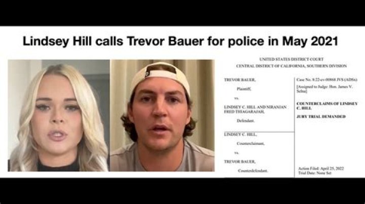 Trevor Bauer e Lindsey Hill concordam em resolver ações judiciais entre