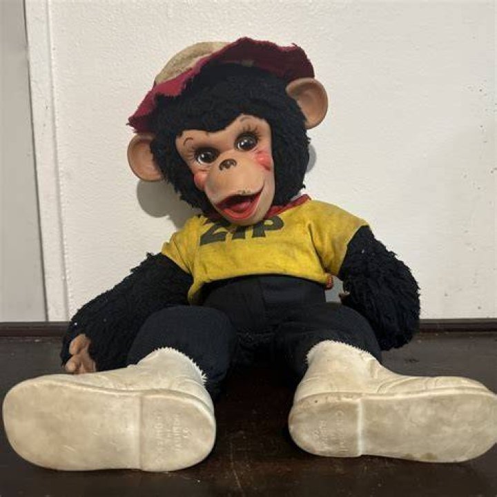 Zippy the Chimp Plush Doll Late 1950s